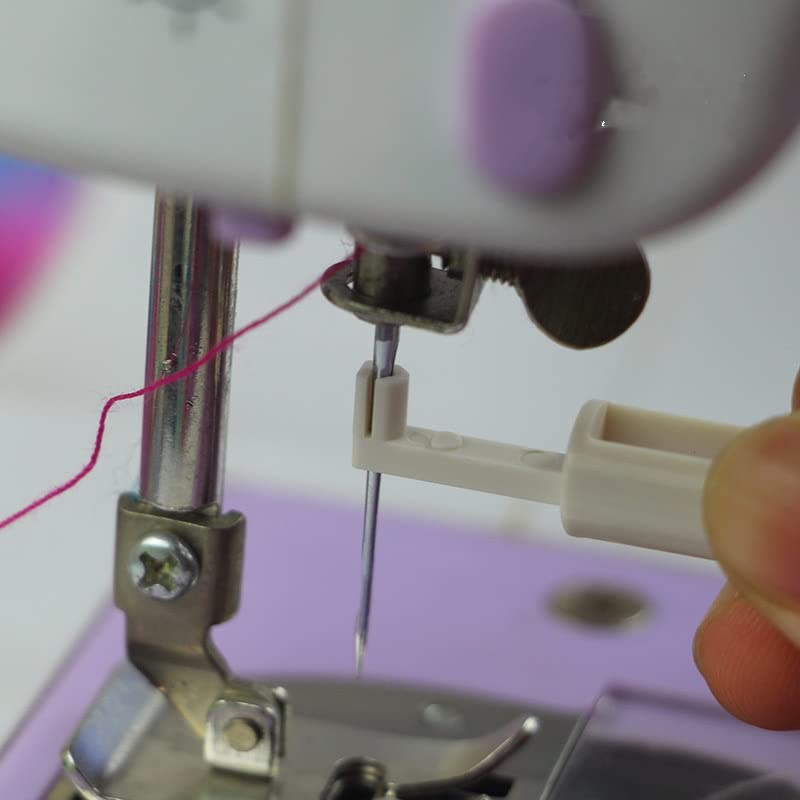 Portable Sewing Needle Threader Bag Sewing Machine Needle Exchange Tool for Household Sewing Threading
