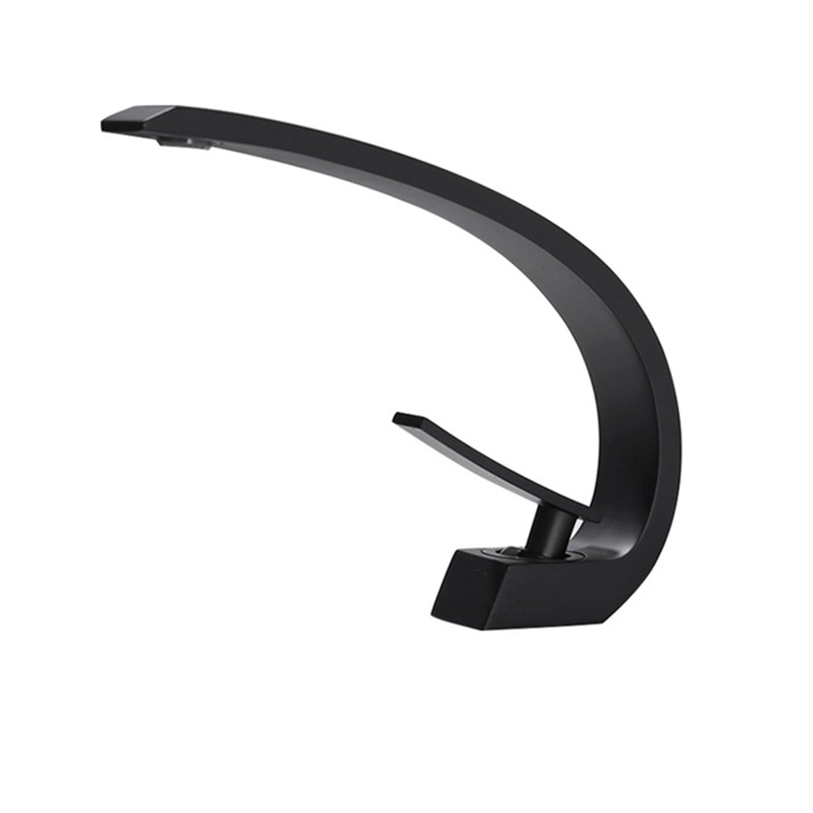 ZYCHSJXA Bathroom Basin countertop Installation Sink hot and Cold Water Mixing Faucet Creative Curved Faucet(ORB)