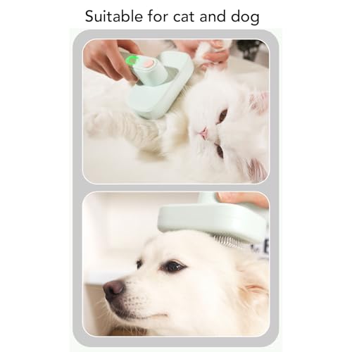 Escova para Cuidados Com Animais de Estimação, Escova Cortadora Autolimpante para Remover Nós, Tapet