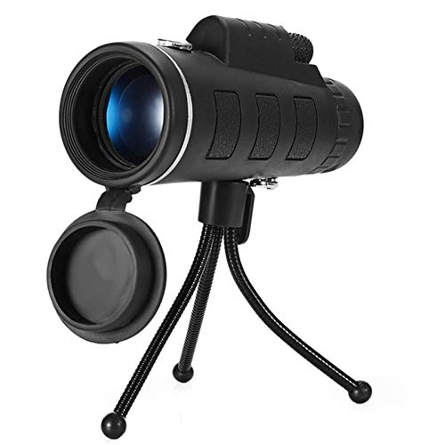 HUIBBGO Telescopio monocular de Alta Potencia, Productos para Exteriores de Alta definición, Doble Tono, Alta Potencia con función de brújula, binoculares 40X60