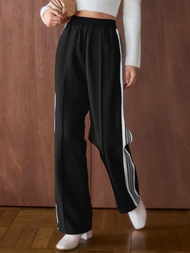 Image of GRECIILOOKS Trousers for Woman | Womens High Rise High Waist Flared Korean Style | Formal Pant for Women Office Wear| Track Pants for Womans Elegant for College & Events (Available in Plus Size)