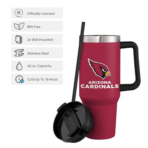 Image of FOCO NFL unisex-adult NFL Team Logo Insulated Travel Mug 40oz XL Tumbler