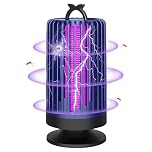 Electric Mosquito Killer Lamp, 360° Bug Zapper, UV Insect Pest Fly Killer, USB Portable Fly Killer Insect Killer Trap, Fly Bug Zapper light for Indoors Outdoor Office Patio Camping (blue)