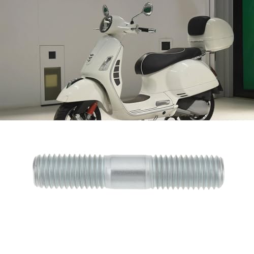 Pernos de escape M7 x 37mm de doble cabeza con rosca firme para motor Piaggio 2