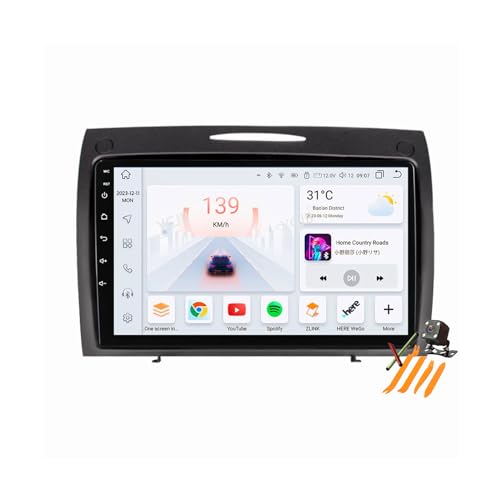 Autoradio 2 Din Android pour remplacer le vieux système Mercedes R171 CLK avec GPS et 5G