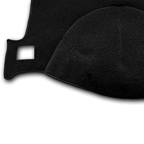 Dash Cover Mat Fit For 2007-2014 Gmc Yukon Sierra Slt Denali,2007-2013 Chevy Chevrolet Silverado 1500 2500Hd 3500Hd Ltz/Avalanche/Suburban,07-14 Tahoe, Dashboard Carpet Pad (Black) #TOP5