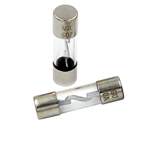 Zookoto 2Pcs 60Amp Inline Agu Fuse Holder Fuse Block Fits 4/8/10 Gauge Wire With Fuse #TOP1