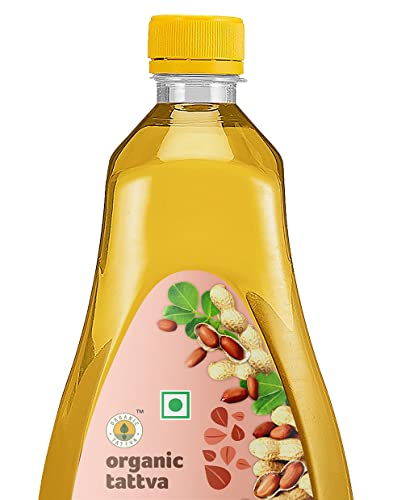 Image of Organic Tattva, Organic Groundnut /Peanut Unrefined Cooking Oil, 1 Litre & Organic Tattva All Natural Brown Sugar(1 Kg, Pouch)