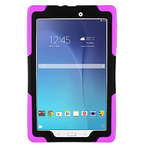 Kiq Galaxy Tab A 7.0 Case T280 2016, Shockproof Heavy Duty Durable Impact Drop Protection Cover With Stand For Samsung Galaxy Tab A 7 Inch Sm-T280 Sm-T285 (Armor Hot Pink) #TOP2