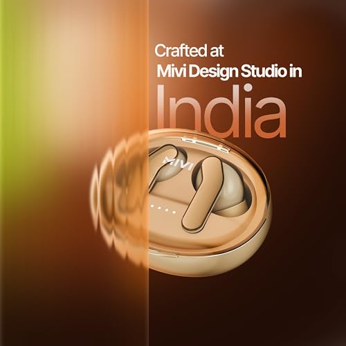 Image of Mivi DuoPods Roar (New Launch) 13mm AAC Audio Tech | AI-ENC | Dual Mic | 5.3 Bluetooth Ear Buds | 70Hrs Battery | Fast Charge | IPX4 | Low Latency | Gaming Earbuds