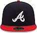 New Era MLB 59FIFTY 2-Tone Authentic Collection Fitted On Field Game Cap Hat (as1, Numeric, Numeric_7_and_3_Quarters, Atlanta Braves)