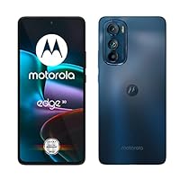Motorola edge30 Smartphone (6,5"-FHD+-Display, 50-MP-Kamera, 8/128 GB, 4000 mAh, Android 12), Meteor Grey, inkl. Schutzcover + KFZ-Adapter [Exklusiv bei Amazon]