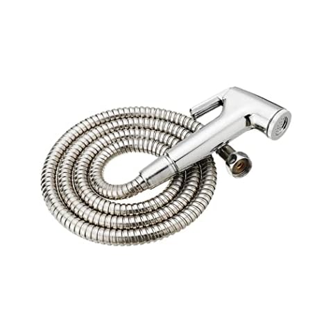 Handheld Shower Head Douche Toilet Bidet Spray Wash Jet Shattaf with Stainless Steel Hose Kitchen Bathroom Accessories Cover