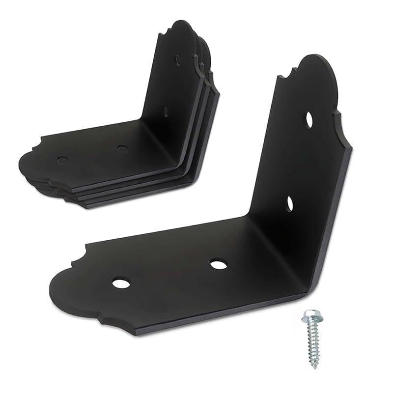 Équerres d'angle Q235 noir pour restaurer facilement vos tables et chaises en bois