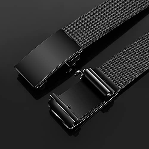 Men's Ratchet Web Belt with 1.3 inch Nylon Automatic Buckle for Casual Wear2