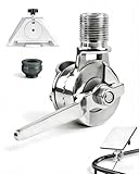 LOBOTOKO Boat Mount for Starlink Mini, Marine-Grade 316 Stainless Steel Adjustable Rail Mount for Starlink Mini Antenna – Perfect for Boats, Yachts, Sailboats, Trawlers & RV’s