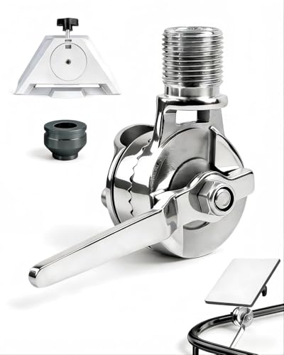 LOBOTOKO Starlink Mini Boat Mount, Marine-Grade 316 Stainless Steel Adjustable Rail Mount for Starlink Mini Antenna – Perfect for Boats, Yachts, Sailboats, Trawlers & RV’s