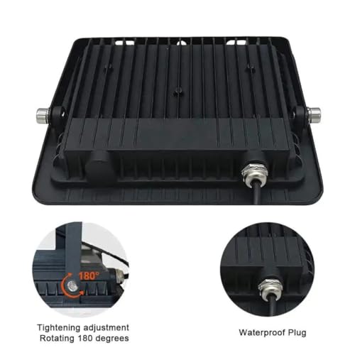 Refletor Led Colorido Rgb 30w IP66 Luminaria Holofote Prova D' Agua Bivolt 110/220V Iluminação Jard