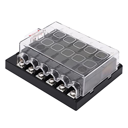 Blade Box ATC ATO Block with Cover Sticker for Automotive Car Marine Boat 12?36VDC (12 Way)