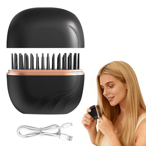 HOVCEH Cepillo Alisador, Hair Straightener de 3 Niveles, Pequeños Alisadores para el Cabello para Niñas Mujeres Vacaciones Fiestas Viajes Citas Diario HOVCEH Cepillo Alisador, Hair Straightener de 3 Niveles, Pequeños Alisadores para el Cabello para Niñas Mujeres Vacaciones Fiestas Viajes Citas Diario