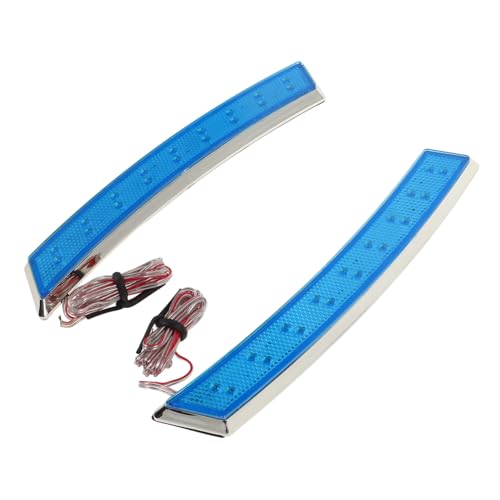 Zerodeko 2Pcs LED Car Eyebrow Lights Vehicle Mudguard Light for Enhanced Protection Style Fit for Cars Reduces Scratches Dents Easy to Install