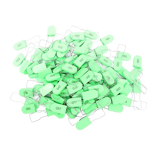 JECOMPRIS 100pcs Plastic Tags Padlock Data Cable Organizers Wire Organizer Safety Seal Tamper Evident