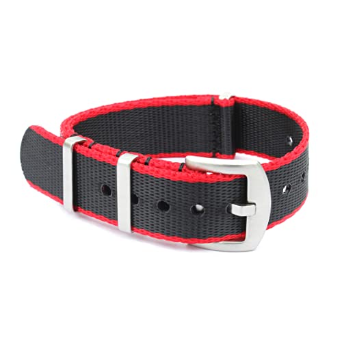Image of WAMD Seat Belt NATO Watch Straps /Bands - 18mm,20mm,22mm and 24mm Nylon Watch Straps for Watches - Multicolour Options