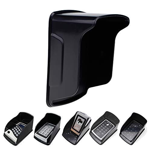 NN99 Wasserdichte Abdeckung für RFID-Zugriffskontrolltastatur, Fingerprint-Zugriffskontrolle, Regendichte Abdeckung, Schutz für Türschloss, Sicherheitssystem in Schwarz