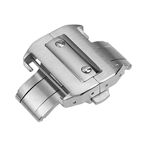 Hebilla Santos Reloj de Acero Pulido Premium 21mm
