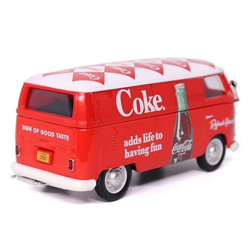 Modelo a escala 1:43 Volkswagen Cargo Van Coca-Cola miniatura 6
