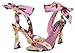 Nine West Women's Kelsie2 Heeled Sandal, Pink Floral 664, 7.5
