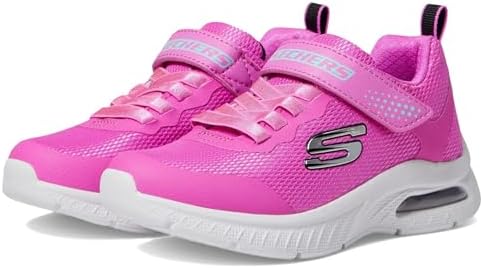 Skechers Kids Girls Microspec Max Plus-Subtle S Sneaker, Hot Pink, 12 Little Kid | Image 3