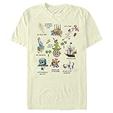 Disney Men's Tinker Bell Peter Pan Story Telling T-Shirt, Beige, X-Large