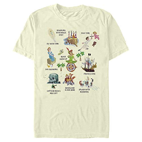T-shirt homme Disney beige pour éviter les tenues banales en taille M