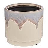 BUTLERS Blumenübertopf Ø14,5cm Painted | Übertopf aus Steingut mit schimmerndem Farbverlauf | Pflanzgefäß für Zimmerpflanzen, Kräuter & Blüten | Dekotopf für Fensterbank & Kommode