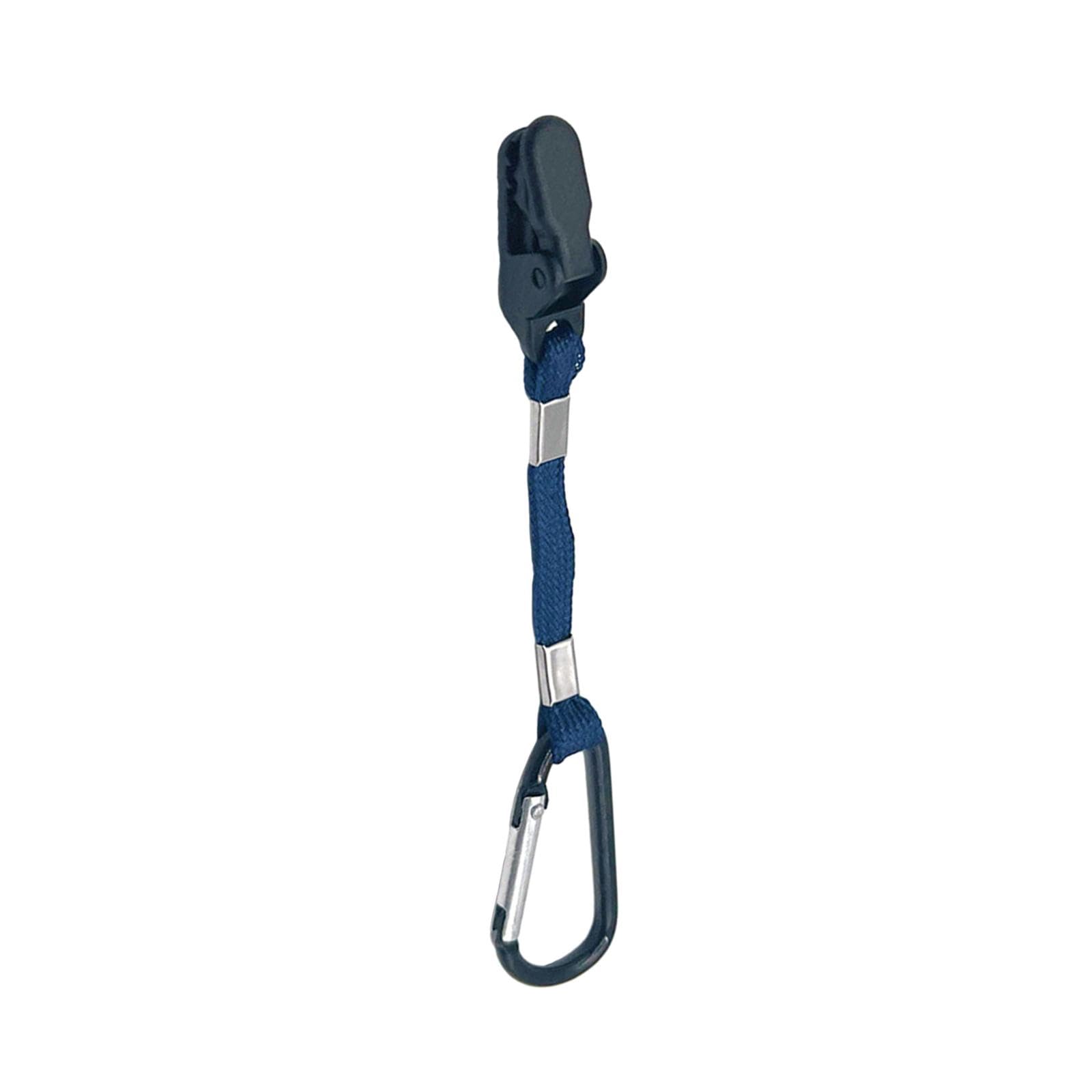 NIVAA Hat Clip Travel on Bag Durable Sun Hats Clip for Camping Backpacking Fishing Navy Blue-image-30