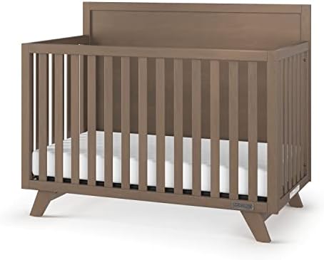 Child Craft SOHO Flat Top 4-in-1 Convertible Crib, Baby Crib Converts to Day Bed, Toddler Bed and Full Size Bed, 3 Adjustable Mattress Positions, Non-Toxic, Baby Safe Finish (Dusty Heather)