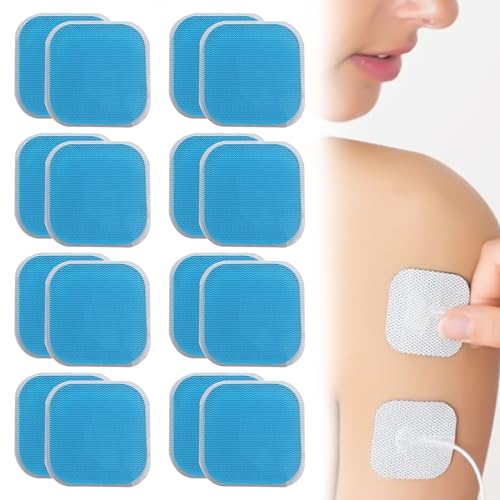 Vastsea 20 Stück EMS Gel Pad, Bauchmuskeltrainer Gel Pads, Trainer