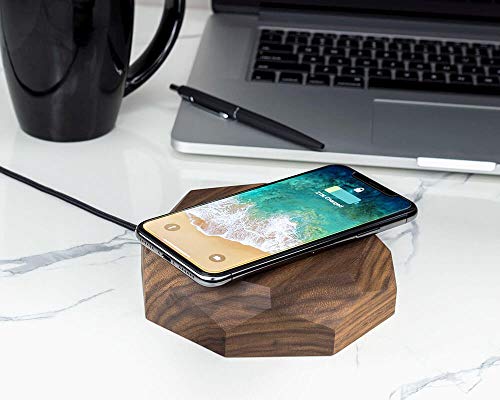 Oakywood Walnut Qi Wireless Charging Pad