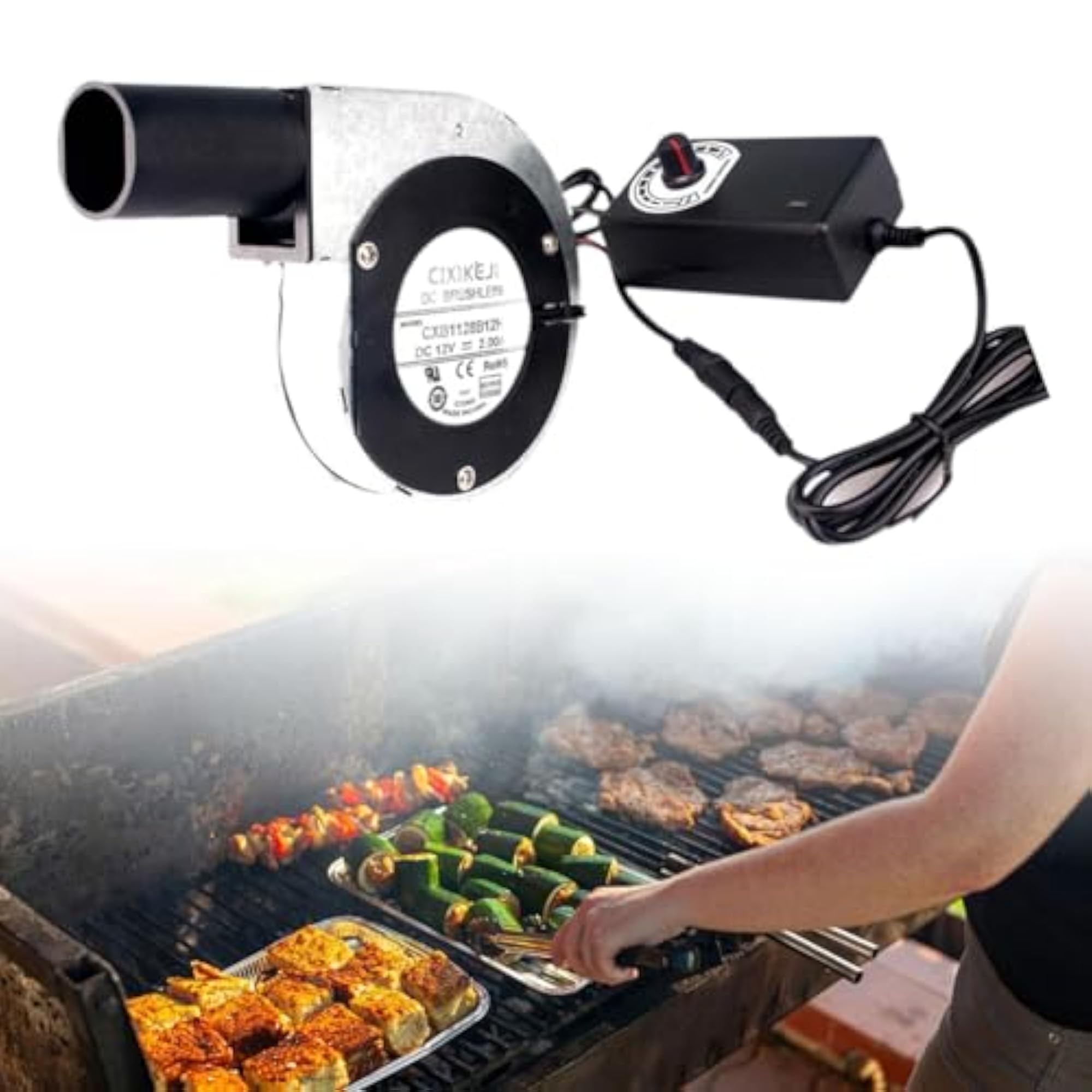 Portable Barbecue Air Blower for Outdoor Grilling