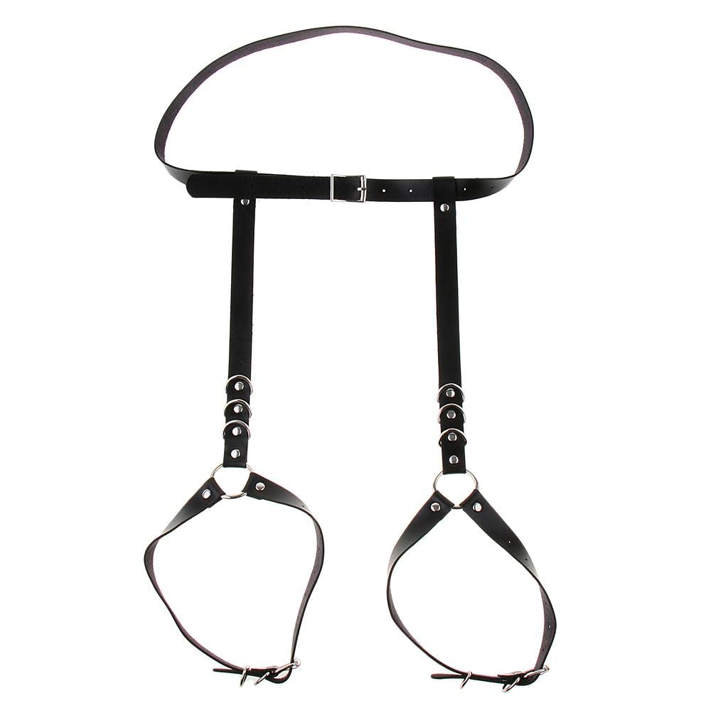 Womens PU Leather bodytype Harness Belt Adjustable Punk Waist Leg Garter Belts| Premium | Elegant | Adjustable-image-4