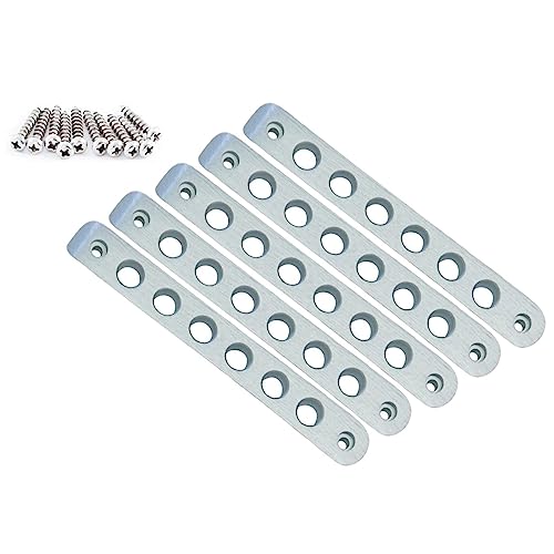 Side Door Handle Inserts Cover Trim Fits for Jeep Wrangler Accessories JK JKU Liberty Sahara & Unlimited 2007-2018 Exterior Grab Handles Pull JK Mods Decoration(Aluminum Silver, 5PCS)
