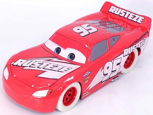 Idée cadeau : Flash McQueen phosphorescent Jada Toys 1:24 rouge, la voiture Cars magique