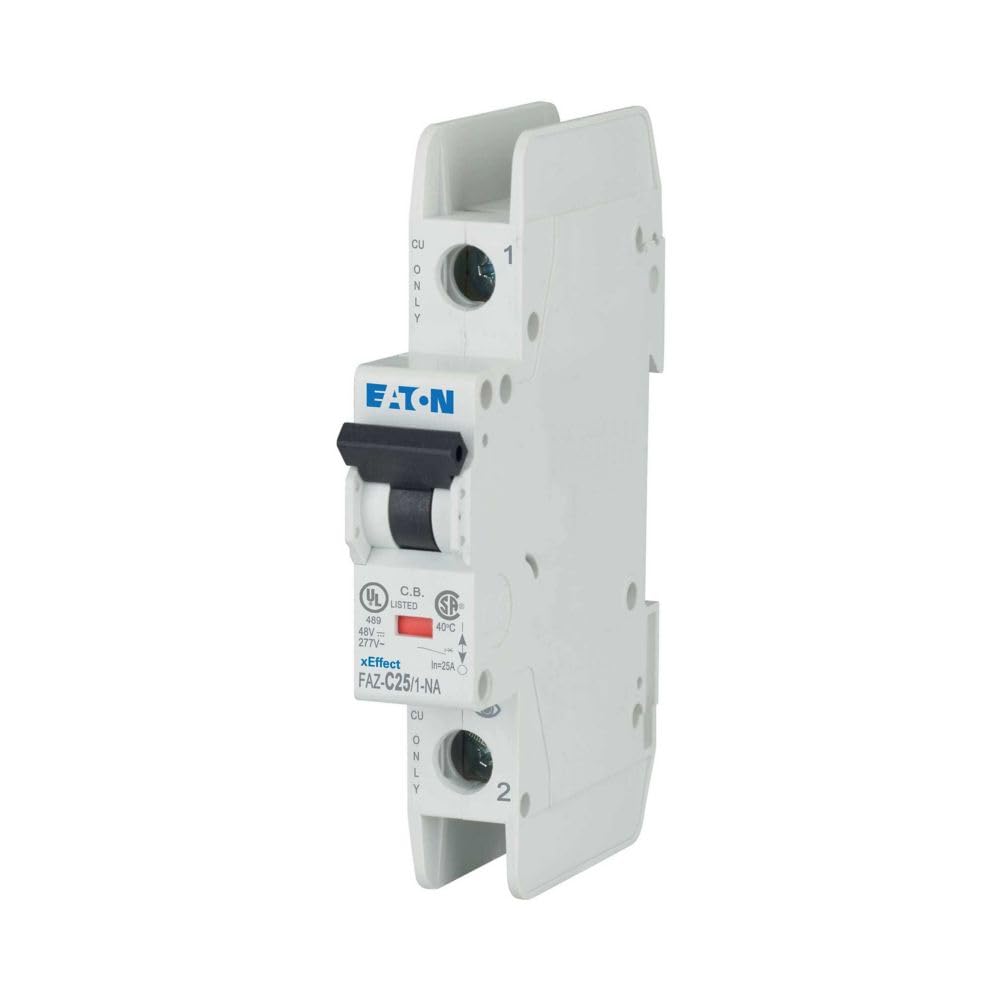 Eaton FAZ-C25/1-NA Interruptor Magnetotérmico FAZ, 25A, 1P, Curva C, NA