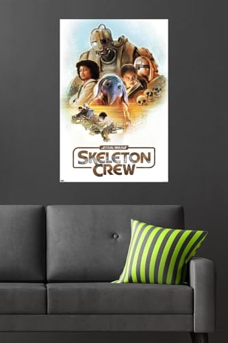 Poster Star Wars Skeleton Crew impression premium grand format 56x86