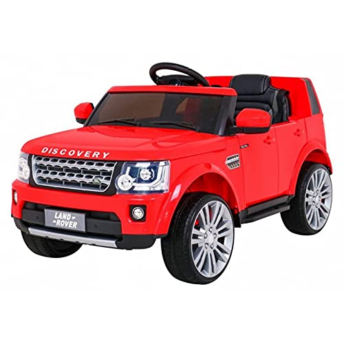 Coche eléctrico 12V Land Rover Discovery Rojo - Pack Lujo