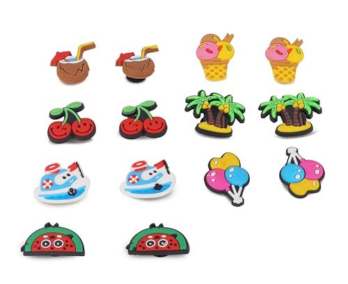 Image of CASSIEY Polyvinyl Chloride Shoe Charms Clog Different Characters Used To Decorate Clogs Shoes For Rounded Holes Charms For Shoes