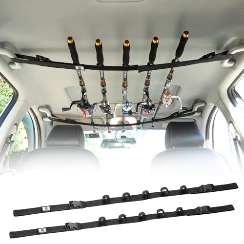 image for Raynesys Vehicle Fishing Rod Holder, Car Fishing Pole Roof Rack Inside