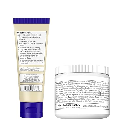 Healthy Habits Skincare Bundle - 1.7oz DermaTox Ointment and 1.5 oz Silver Defense Gel - All Natural, All Purpose, Safe and Effective Skin Nourishment - Image 3