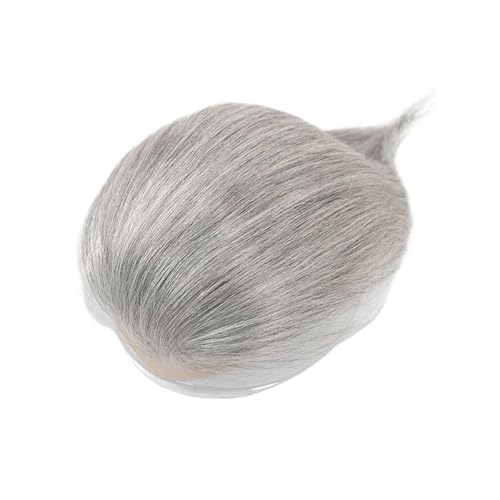 Perruque pour hommes calvitie solution cheveux humains Mono PU
